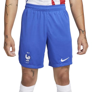Nike Mens 2022-2023 France Football Shorts (Blue)