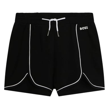 Boss Childrens/Kids Logo Sweat Shorts (Black)