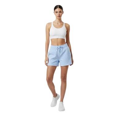 USA Pro Womens/Ladies Fleece Regular Shorts (Blue Marl)