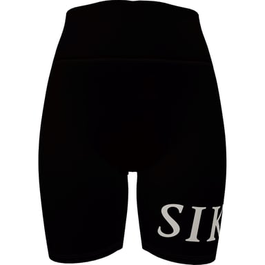 SikSilk Womens/Ladies Slim Cycling Shorts (Black)