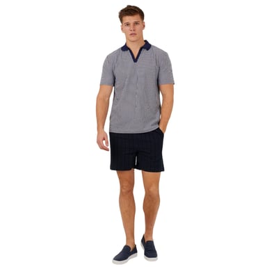 Brave Soul Mens Woven Elasticated Track Shorts (Navy)