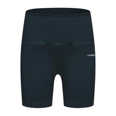 LA Gear Womens/Ladies Zip Pocket High Waist Cycling Shorts (Forest Green)