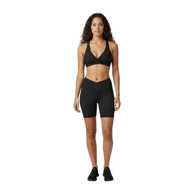 USA Pro Womens/Ladies Wrap Front High Waist Cycling Shorts (Black)
