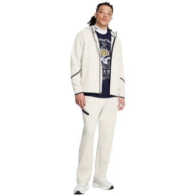 Under Armour Mens Unstoppable Textured Hooded Jacket (White)