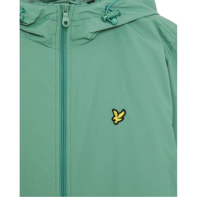 Lyle & Scott Mens Water Resistant Hooded Jacket (Agave Green)