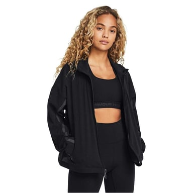 Under Armour Womens/Ladies Unstoppable Ventilated Athletic Tracksuit Top (Black)