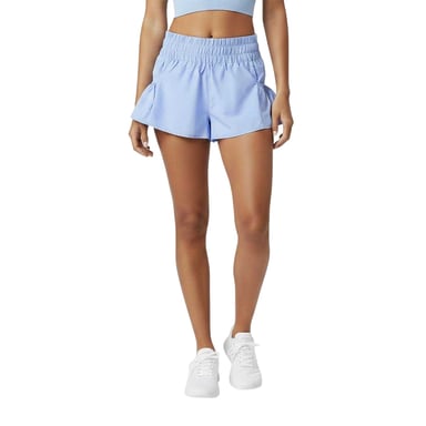 USA Pro Womens/Ladies Flow Workout Running Shorts (Brunnera Blue)