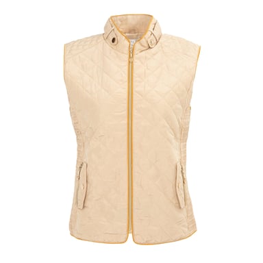 Miso Dames/Dames Gewatteerd Gilet (Beige)