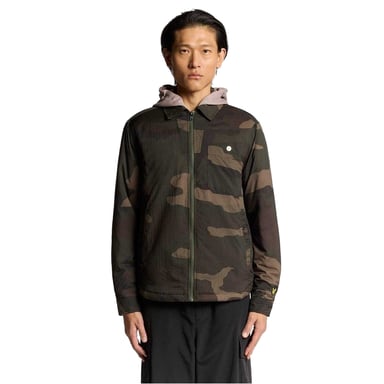 Lyle & Scott Mens Camo Overshirt (Grey Taupe)