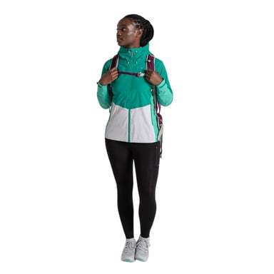 Craghoppers Womens/Ladies Jamila Colour Block Funnel Neck Windbreaker (Mystical/Ocean/Luna)
