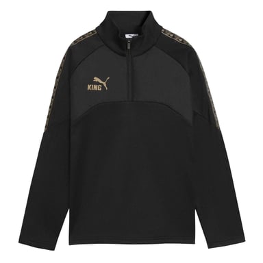 Puma Childrens/Kids King Training Top (Black/Gold)