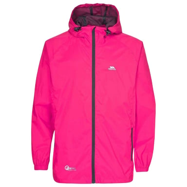 Trespass Womens/Ladies Qikpac Relaxed Fit Hooded Jacket (Sasparilla Pink Print)