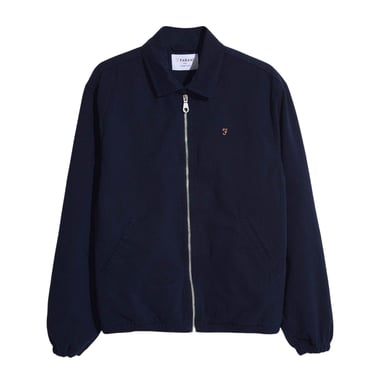 Farah Mens Cane Overshirt (True Navy)
