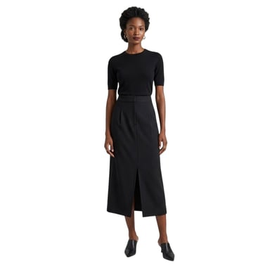 Vila Womens/Ladies Vivarone Midi Pencil Skirt (Black)