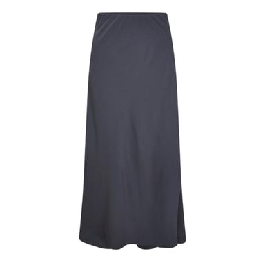 Pieces Womens/Ladies Woven A-line Midi Skirt (Magnet)