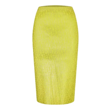 Diesel Womens/Ladies Ikaria Tailored Midi Skirt (Yellow)