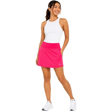 Puma Womens/Ladies Plain Knitted Golf Skort (Pink)