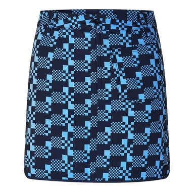 Puma Womens/Ladies Houndstooth Golf Skort (Purple)