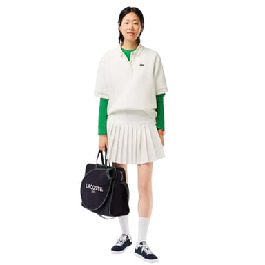 Lacoste Womens/Ladies Roland Garros Edition Pleated Skirt (Cream)