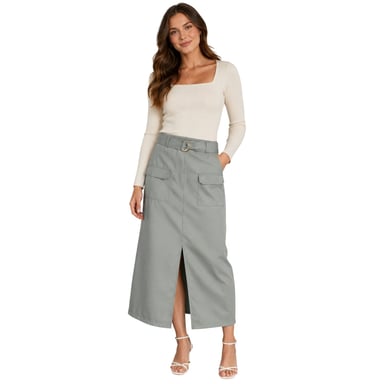 Vero Moda Womens/Ladies Tanne Pencil Skirt (Balsam Green)
