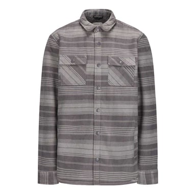 SoulCal Mens Plaid Polyester Shacket (Grey)