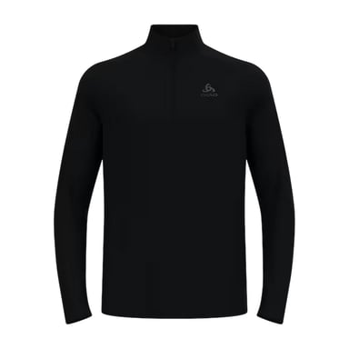 Odlo Mens Essentials Quarter Zip Fleece Top (Black)