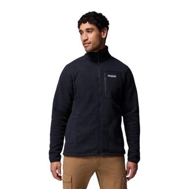 Columbia Mens Jasper Ridge Fleece Jacket (Black)