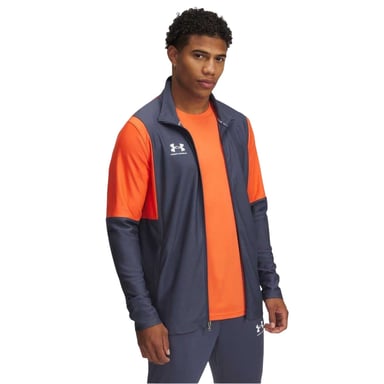 Under Armour Mens Challenger Tracksuit Top (Grey/Orange)