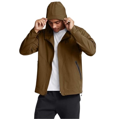 Under Armour Mens Unstoppable Hooded Tracksuit Top (Brown)