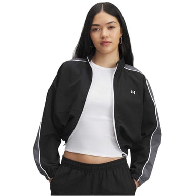 Under Armour Womens/Ladies Rival Colour Block Track Jacket (Black)