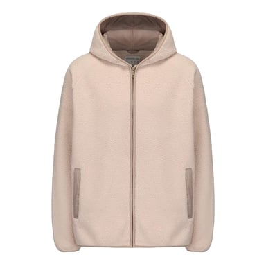 SoulCal Womens/Ladies Hooded Relaxed Fit Fleece Jacket (Beige)
