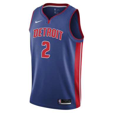 Nike Childrens/Kids Cunningham Detroit Pistons Basketball Jersey (Blue)