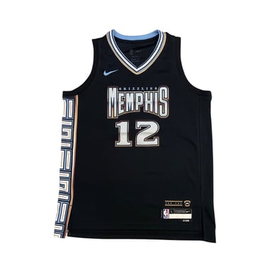 Nike Childrens/Kids Morant Memphis Grizzlies Basketball Jersey (Black)