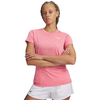 Under Armour Womens/Ladies Twist Short-Sleeved T-Shirt (Pink)