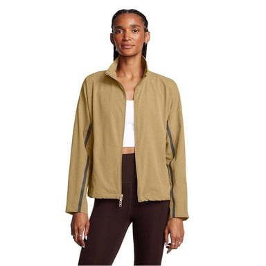 Under Armour Womens/Ladies Unstoppable Ventilated Athletic Tracksuit Top (Tan)