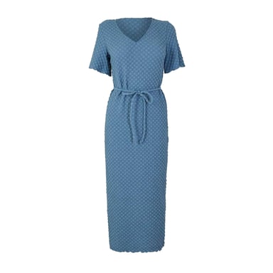Vero Moda Womens/Ladies Bubble V Neck Midi Dress (Coronet Blue)
