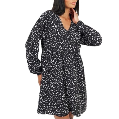 Brave Soul Womens/Ladies Regular Mini Dress (Black/White)