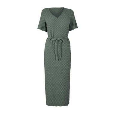 Vero Moda Womens/Ladies Bubble V Neck Midi Dress (Balsam Green)