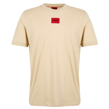 Hugo Mens Diragolino Chest Logo T-Shirt (Beige)