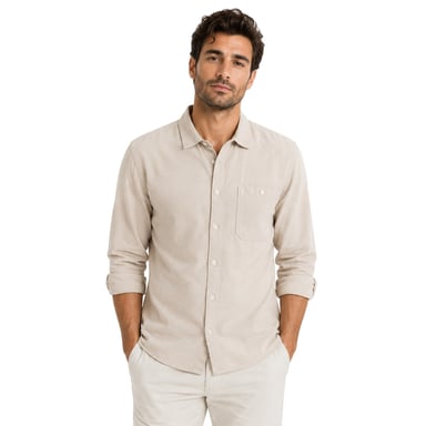 Farah Mens Campbell Relaxed Fit Shirt (Indigo)