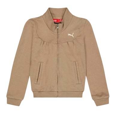 Puma Childrens/Kids Logo Sweat Jacket (Brown)