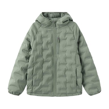 Karrimor Childrens/Kids Heat Sealed Baffles Puffer Jacket (Khaki Green)