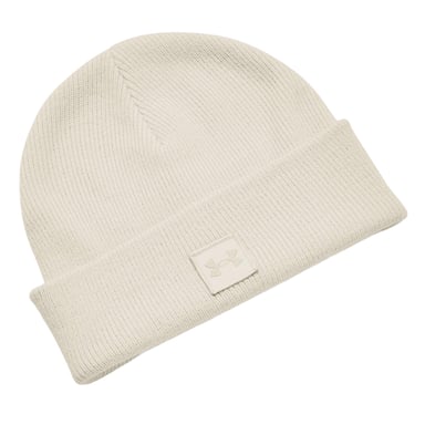 Under Armour Unisex Adult Halftime Shallow Ribbed Casual Beanie (White)
