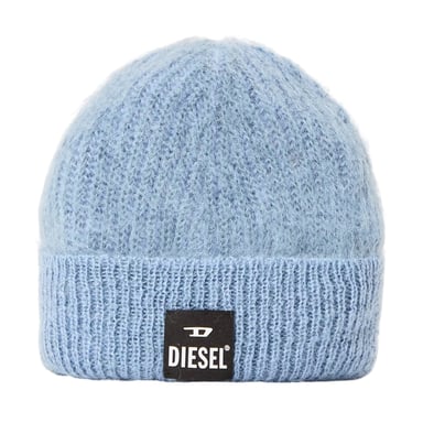 Diesel Unisex Adult Edro Mohr Wordmark Logo Beanie (China Blue)