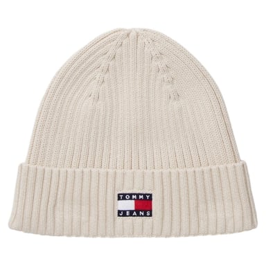 Tommy Jeans Flag Logo Beanie (Beige)