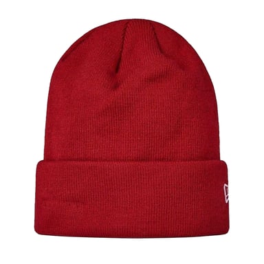 New Era Unisex Adult Essential Embroidered Logo Knitted Beanie (Red)