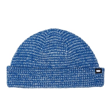 Levis Cropped Knitted Roller Beanie (Royal Blue)