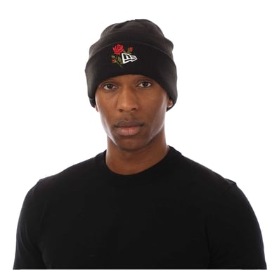 New Era Unisex Adult NFL Rose Beanie (Black)