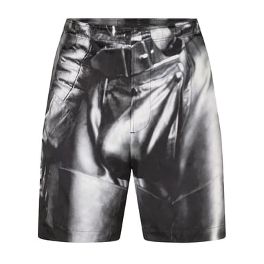 Diesel Unisex Adult Graphic Print Regular Casual Shorts (Black)