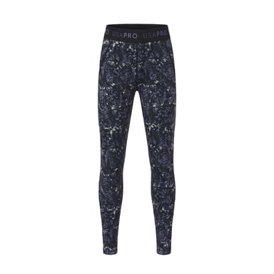 USA Pro Girls Butterfly Leggings (Black)